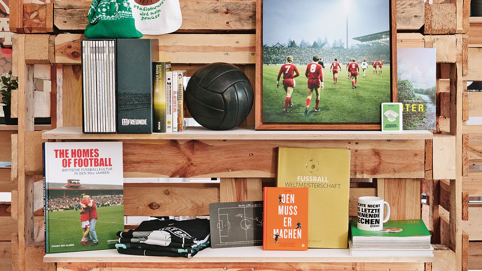 Fussballbild und -bücher 